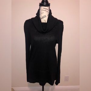Black cowl neck LOFT sweater